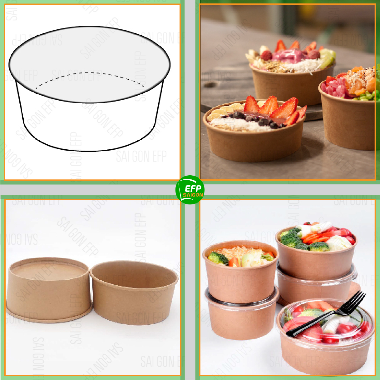 TÔ GIẤY KRAFT - DẠNG THẤP